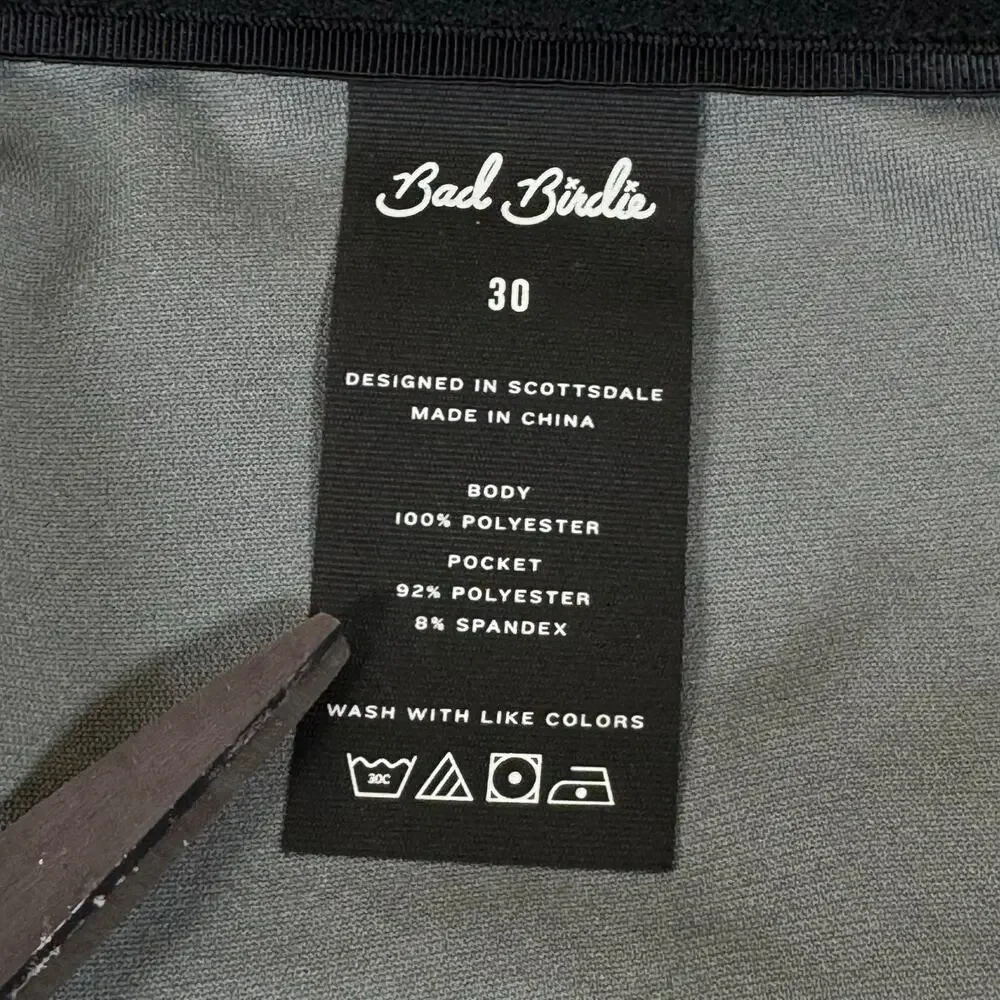 Bad Birdie Pants Mens 30x31 Gray Golf Tech Performance Stretch Solid Casual